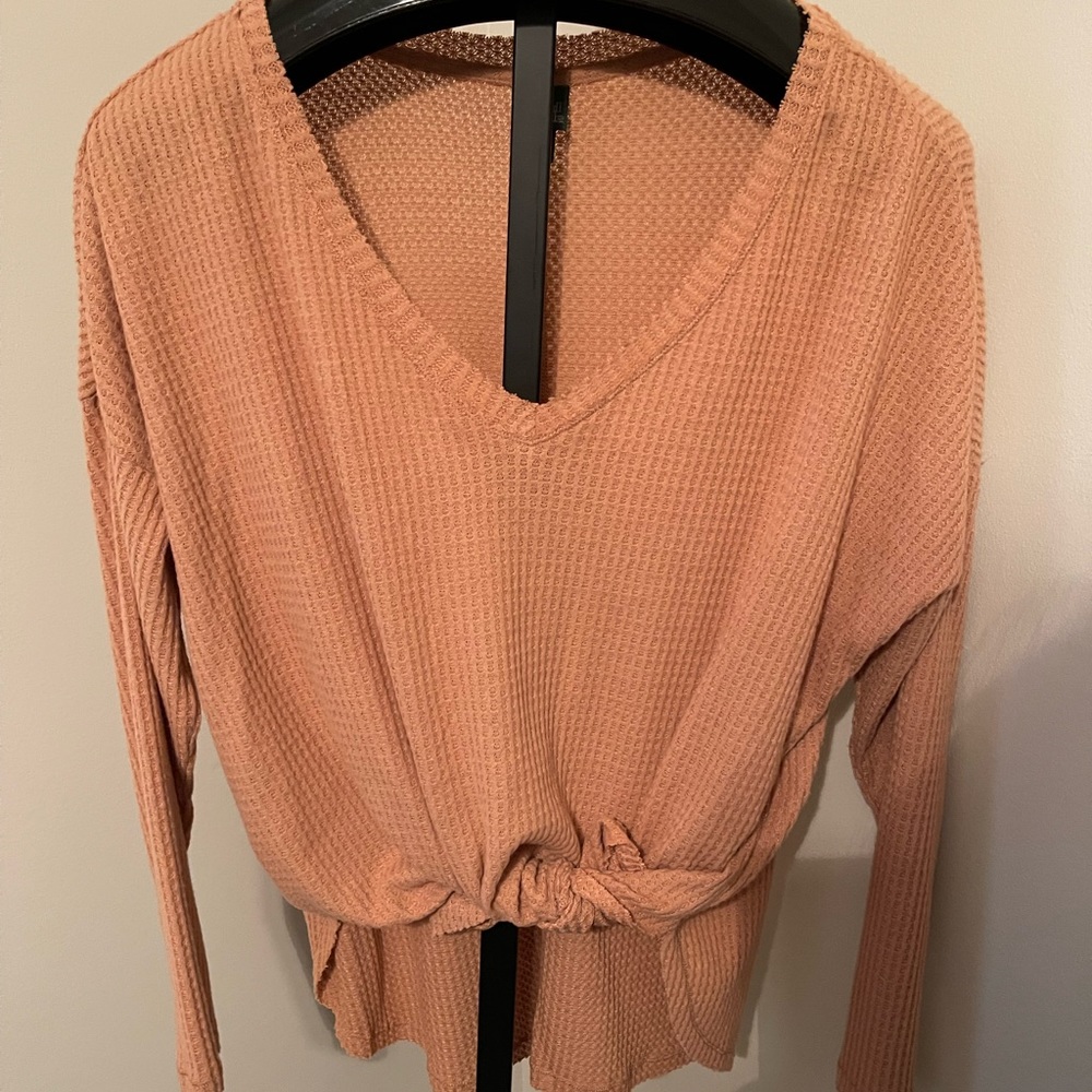 Wild Fable V Neck Tie Shirt